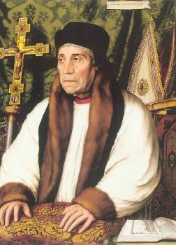 小漢斯 荷爾拜因 Portrait of William Warham, Archbishop of Canterbury